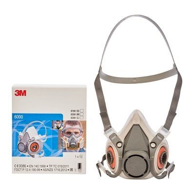 3M 6100 Yarım Yüz Maskesi Küçük Boy