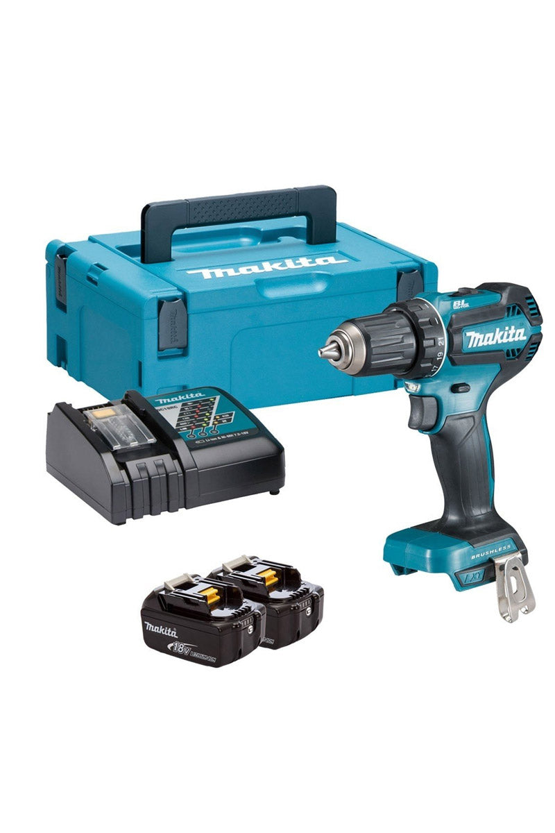 Makita Akülü Vidalama Matkabı DDF485RTJ (2 x 5,0 Ah Akü)