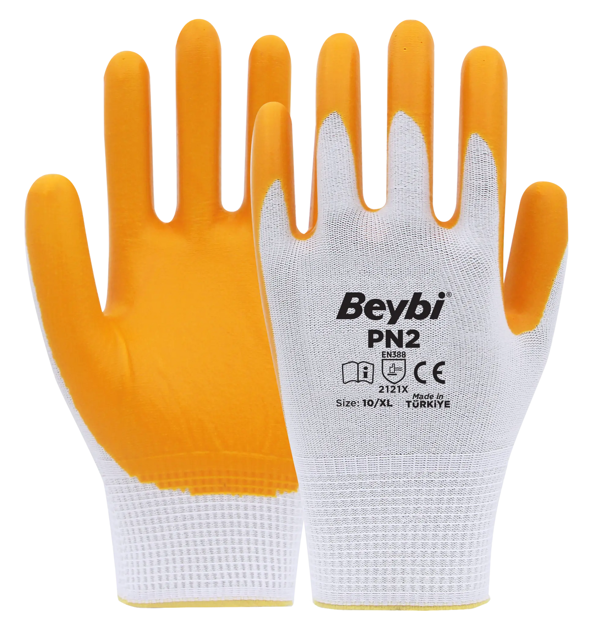 Beybi PN2 Polyester Örme Nitril Eldiven (Ekonomik) Ürün ana görseli