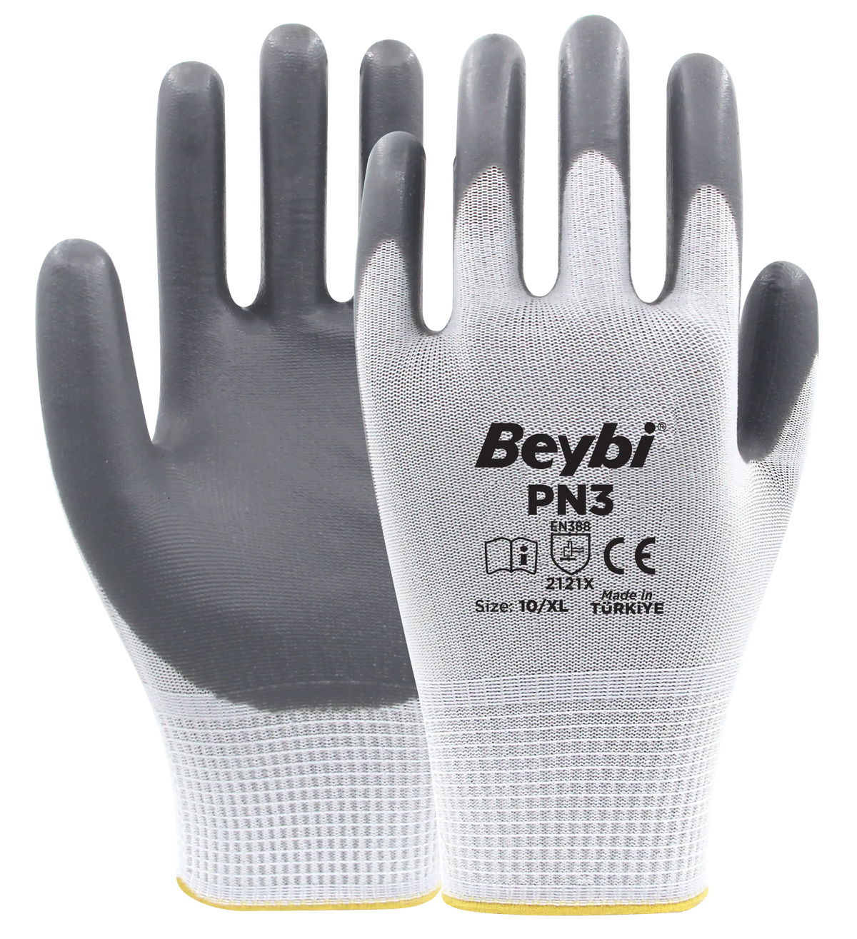 Beybi PN3 Polyester Örme Nitril Eldiven Ürün ana görseli