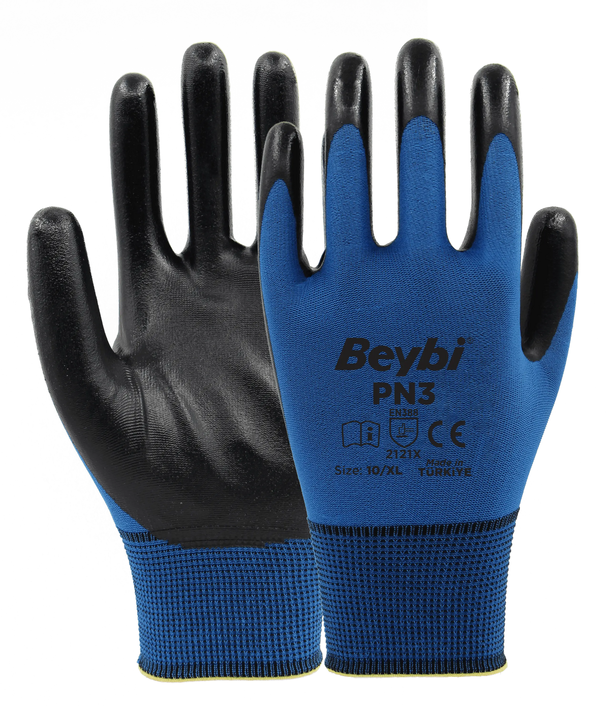 Beybi PN3 Polyester Örme Nitril Eldiven Ürün ana görseli