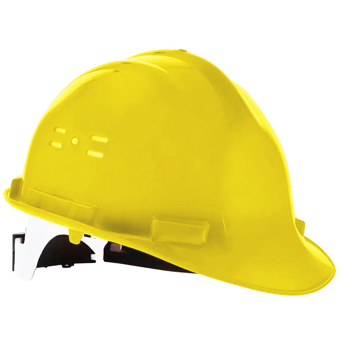 Essafe Vidalı Baret Ter Bantlı Hava Delikli Kulaklık Takılabilir CE EN 397 Sarı